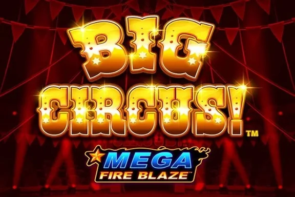 Mega Fire Blaze Big Circus — capa do slot